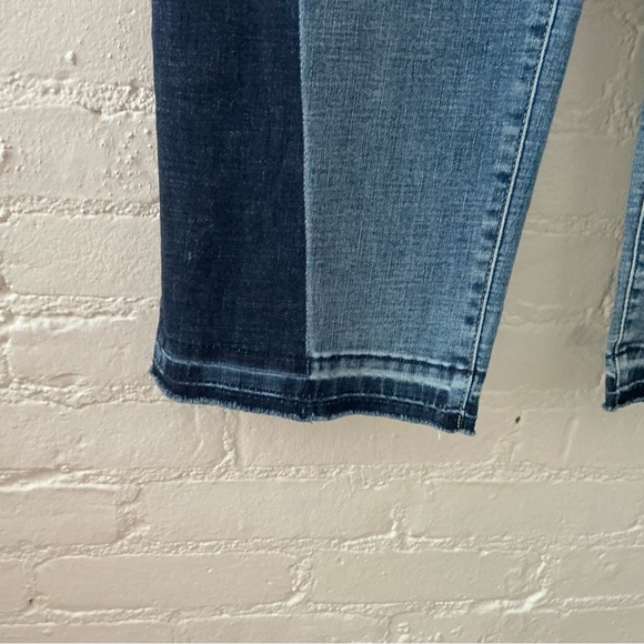 Eunina Zosia Wide Leg High Rise Two-Tone Jeans Size 28 NWT 90s Cowgirl Boho - Picture 6 of 13